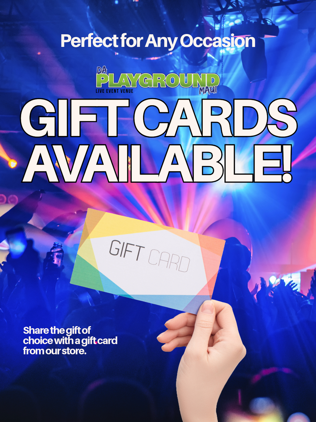 da Playground Maui Gift Card